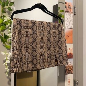 Snakeskin Skirt